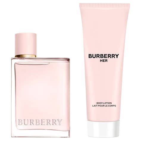 her set(edp 50ml+body lotion 75ml)23|Burberry Her EDP 50ml + Body Lotion 75ml Set NZ .